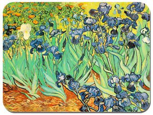 Preisvergleich Produktbild Vincent Van Gogh Schwertlilien Mauspad. Kunstdruck hochwertiges Mauspad