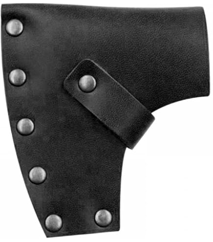Fourreau De Hache En Cuir Véritable - Housse De Protection Pour Hache (env. 11x9cm)