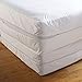 Produktbild Wasserdicht Lab zertifiziert, wasserdichtes Bett Bug Proof Matratze Cover Protector umgreifung 4 ft, drei Viertel |fully Anti Bett eingefasst buglnon noisy|hypoallergenic Bettwanzen |anti Allergy |dust Milben proof|breathable|mattress cover|protector|encasement|strong zipper|help Ease Asthma |eliminates Bugs & allergens|anti sneezing|anti Juckreiz, Wanzenabdeckung, weiß, Waterproof Mattress Encasement Small Double