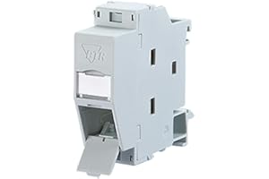 METZ Connect 82178 1309427103-E Netzwerkdose Hutschiene CAT 6 Lichtgrau