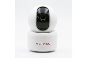 CP PLUS 3 MP Full HD Smart Wi-fi CCTV Camera | 360° Pan & Tilt | View & Talk | Motion Alert | Night Vision | SD Card (Up to 1