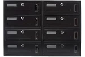 Boîte aux lettres pour copropiété 8 casiers ARTIGIAN FERRO Art. 783.D 42 x 18 x