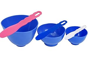 ORILAO Lot de 3 bols à mélanger en caoutchouc souple pour alginate et plâtre