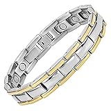 Jeracol Magnetic Bracelet Magnetic Therapy Bracelets Pain Relief For Arthritis And Carpal Tunnel Health Care Gift For Men And Womens Wristband Adjustable With Remove Tool & Gift Box.