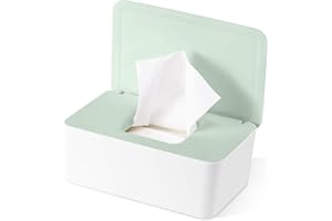 SHENGRUILI Boîte de Mouchoirs Humides,Boite Lingette avec Couvercle,Distributeur de Lingettes Humides,Boîte de Mouchoirs Humides avec Couvercle,pour Bureau,La Chambre à Coucher,La Cuisine