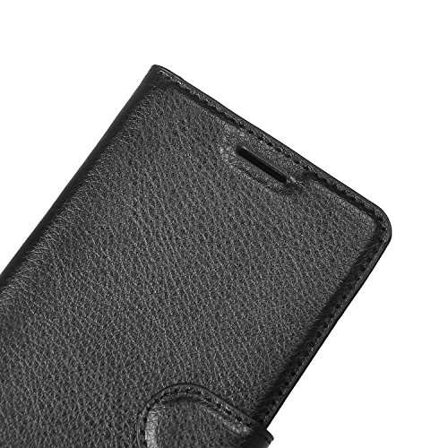 HTC U Play Hülle, IVSO Hohe Qualität Advanced Shock Absorption Technology Case Folio Tasche Cover für HTC U Play Smartphone (Für HTC U Play, Schwarz) - 7