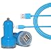 Produktbild USB Typ C KFZ-Ladegerät, Dual USB Bullet KFZ Auto Ladegerät mit Typ C USB-Kabel Sync & Charge Reise Adapter Ladegerät 2 in 1 Pack für Samsung Galaxy A3 (2017), A5 (2017), A7 (2017) und alle Typ C Die Geräte unterstützen