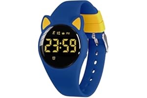 aswan watch Reloj Digital para niñas y niños con Podómetro,Distancia y Calorías sin APPs ni Móvil,cronómetro, Calendario, Despertador y luz-Reloj Infantil Deportivo con Correa de Silicona