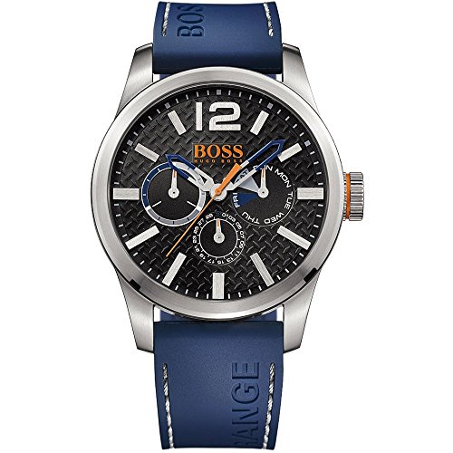 BOSS Orange Herren-Armbanduhr PARIS Multieye Analog Quarz Silikon 1513250 BOSS Orange Herren-Armbanduhr PARIS Multieye Analog Quarz Silikon 1513250