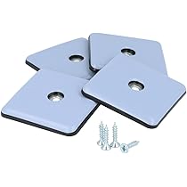 TXErfolg 20 stuks zelfklevende meubelglijders 30 x 30 mm PTFE Teflon vierkante zelfklevende meubelschuifregelaars voor sofa, tafel, meubelverplaatspads voor gladde vloeren en tapijten (vierkant, 30 x