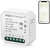 eMylo Mini Smart Wifi Relè Interruttore Telecomando Senza Fili Interruttore Della Luce Wifi AC 220V 1 Gang Interruttore Incor