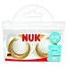 NUK Genius latex Orthodontic Soothers (6-18 Months, Pack of 2)
