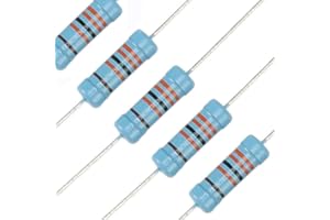 EZQNIRK Résistance De Puissance De Résistance De Film Métallique De 20pcs 3W 1%,0.1 Ohm