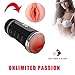 Produktbild Pocket Pussy Male Masturbator Cup Vibrierende Masturbation Oral Wiederaufladbare Realistische Vagina Mund Zunge Blow Job Saugen Stroker Sex Pussy Deluxe Sex Männer mit Vibrationen Sexy