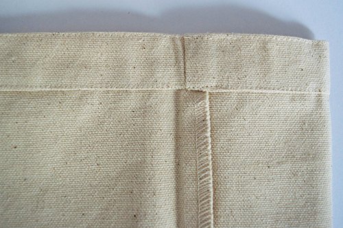 Stabile 300 g/m² Einkaufstasche aus Bio-Baumwolle in Premium-Qualität Jutebeutel Tragetasche Stoffbeutel Shopper - 3