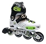 Freno de TPR KRF Freeskate First Patines en línea, Mujer, Blanco/Lima, M (32-35)
