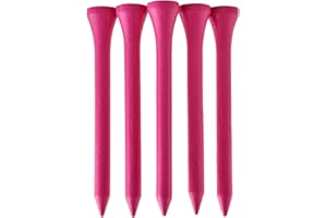 TH Golf Bamboo Golf Tees 70mm | Pack of 50 & 100 | Multiple Colour Options | Premium Eco Friendly Sustainable Durable Bamboo Golf Tees