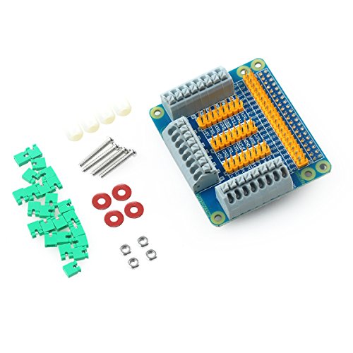 MakerHawk Raspberry Pi Multifunktionale GPIO Erweiterungskarte für Himbeer Pi 2 3 B B + mit Schrauben - 2