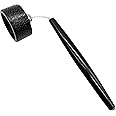 BCB Pro Series (Round Post - Circle) Pool Cone Snooker Chalk Holder - Slip-in Pocket Pool Cue Chalk Holder Cover Billiard Supplies Snooker Shooters Accessory - for Use with TAOM Pyro or TAOM V10 Chalk