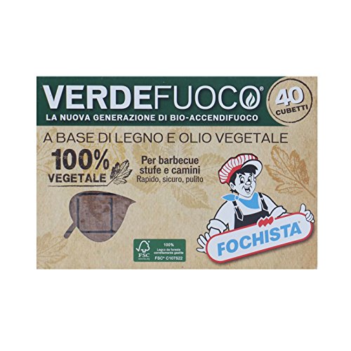 Balmul Verdefuoco FIRELIGHTER tablets, recycled wood, 40 pcs