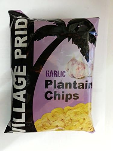 Village Pride Garlic Plantain Chip 75g (Pack of 3)
