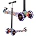 Produktbild WeSkate Scooter für Kinder Kinderroller mit 3 LED Rädern und Höhenverstellbarer T-Griff, Kinder ab 3 max. 50kg