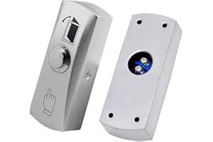 OBO HANDS Libres d'expédition Haute Qualité Porte en Acier Inoxydable Commutateur de Dégagement d'urgence Bouton de Sortie Argent clés Pour System-lh de Contrôle d'accès (Gauche)