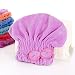 Produktbild Happyit Ultrafeine Faser Fliege Weichen Haartrockenkappe Hut Kopf Handtuch Super Magie Absorbieren für frauen Mädchen dame Bad Dusche (Helles Lila)