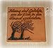 Produktbild Fliese mit Spruch 'Bäume sind Gedichte...' aus Terracotta