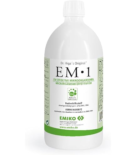 Kopp Garten 5 Liter Bio Effektive Mikroorganismen (EM) Bodenaktivator   Flssiger Konzentrat-Dnger Fr Alle Pflanzen Boden Aktivator