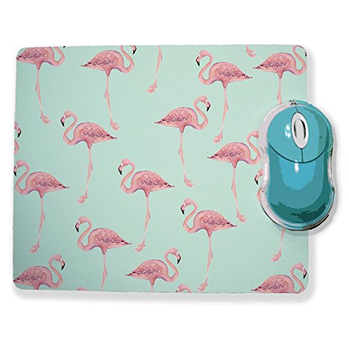 Mauspad Flamingo Party Vintage Pastell Rosa und Blau/Flamingo – chamalow Shop