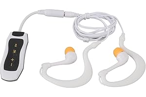 Jectse Lettore MP3 Subacqueo, USB 2.0 Ricaricabile Compatto Impermeabile a Bassa Perdita da 8 GB Design Ergonomico per la Corsa per Le Immersioni