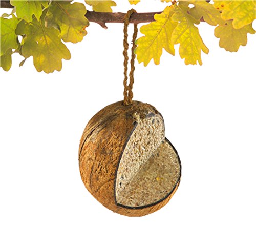 Dehner Natura Wildvogelfutter, Kokosnuss, 5 Stück (1.95 kg) - 3