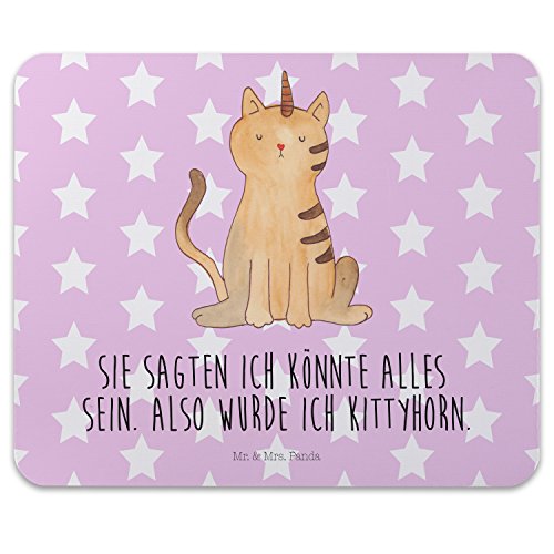 Mr. & Mrs. Panda Mauspad Druck Einhorn Katze - 100% handmade in Norddeutschland - Einhorn, Unicorn, Katzer, Mieze, Regenbogen, Glitzer, Einhornpower, Erwachsenwerden, Einhornliebe, Katze, Katzenliebe, Katzenhorn, Einhornkatze, Kittyhorn Mouse Pad, Mousepad, Computer, PC, Männer, Mauspad, Maus, Geschenk, Druck, Schenken, Motiv, Arbeitszimmer, Arbeit, Büro Einhorn, Unicorn, Katzer, Mieze, Regenbogen, Glitzer, Einhornpower, Erwachsenwerden, Einhornliebe, Katze, Katzenliebe, Katzenhorn, Einhornkatze