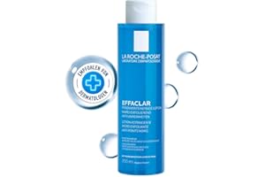 ‎LA ROCHE-POSAY La Roche Posay Effaclar Porenverfeinernde Lotion, Mit Aktivstoff LHA und Salicylsäure, Bei fettiger, unreiner Haut, Mikro-exfolierend und hautberuhigend, 200 ml