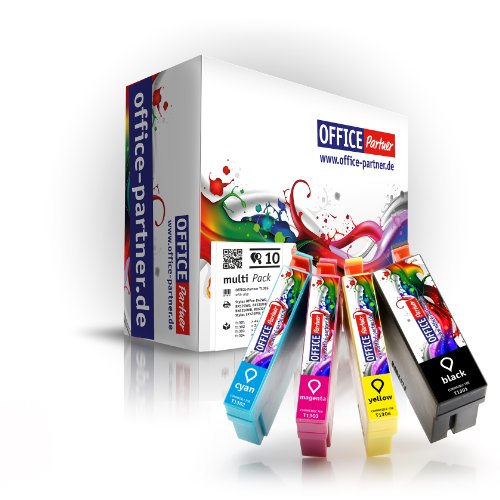 10er multiPack kompatible Druckerpatronen zu Epson T1305 mit Chip für Epson Stylus Office B42WD / BX320FW / BX525WD / BX535WD / BX535WD / BX630FW / BX635FWD / BX925FWD / BX935FWD / SX525WD / SX535WD / SX620FW & WorkForce WF-3010DW / WF-3520DWF / WF-3530DTWF / WF-3540DTWF / Pro WF-7015 / WF-7515 / WF-7525