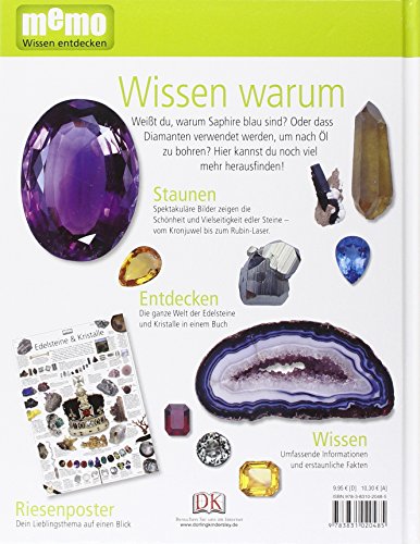 Memo Wissen Entdecken Edelsteine Kristalle 3831020485 - 