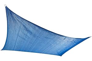 HAUSHALT INTERNATIONAL Viereck Sonnensegel „Sternenhimmel“ mit 100 Mikro-LEDs 300 x 200 cm solarbetrieben Sonnenschutz mit LED Beleuchtung Garten Balkon und Terrasse wetterbeständig mit UV Schutz blau