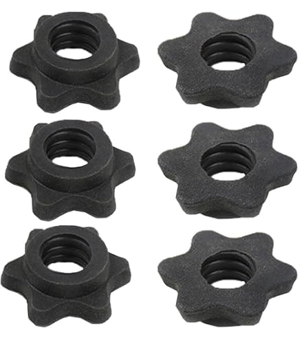 12x Hantel-Sternverschlüsse Für 25 Mm Stangen – Rutschfest, Geräuschdämpfend, Einfach Zu Montieren, Schwarz 12x Hantel-Sternverschlüsse Für 25 Mm Stangen – Rutschfest, Geräuschdämpfend, Einfach Zu Montieren, Schwarz