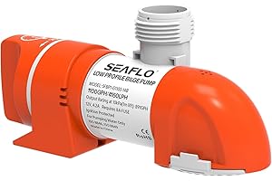 LIGHTEU®, Seaflo pompe de cale automatique à détection de minuterie à profil bas étroit 12 V 1100 GPH SFBP1-G1100-14B