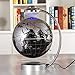 Produktbild XHHWZB Floating Globe, Schreibtisch mit magnetischem schwebendem und drehendem Planetenerde-Globus-Ball mit Weltkarte, Cooler und pädagogischer Geschenkidee für ihn - 8-Zoll-Ball mit Levitationsstand