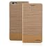 Produktbild Unique Style Apple iphone 5 Case cover, Apple iPhone 5 Brown Twin Colour Fabric Style Wallet Case Cover