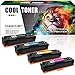 Price comparison product image Cool Toner 4-Pack Compatible for Canon Cartridge 045 045K 045C 045M 045Y Toner for Canon i SENSYS LBP611Cn LBP613Cdw Canon i-SENSYS MF631Cn MF632Cdw MF633Cdw MF634Cdw MF635Cx MF636Cdwt