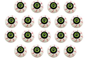ARCUS Spooky Eyeballs 18-pack, halloweenfestdekoration, bus eller godis-rekvisita, tillbehör, skräck hemsökt husdekor –