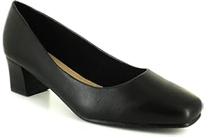 Comfort Plus Carly Womens Court Shoes with Heels Perfect for Work Occasion wear or Evenings Out on The Town - Stylish and a Comfortable Ladies Shoes