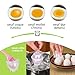 Produktbild 7PCS Eierkocher, Eggies Hard Boil Egg Cooker Egg Maker Ohne Schale Antihaft-Silikon Eierkocher Perfekter Eier Kochen Macht Liebe FrüHstüCk für Ihre Kinder