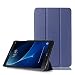 Produktbild tinxi® Für Samsung Tab A 10,1 Case, Kunstleder Tasche für Samsung Galaxy Tab A 10,1 T580 10,1 zoll (25,65 cm) Schutzhülle Tasche Folio Tablet cover Flip Case Schutz hülle mit Standfunktion Sleep-Wakeup Funktion, dunkelblau (nicht für P580 P585)
