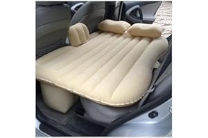 KAELA MATERASSO MATRIMONIALE CON CUSCINI GONFIABILE PER AUTO SEDILE POSTERIORE CON KIT GONFIATORE ELETTRICO E KIT RIPARAZIONE-VARIE COLORAZIONI