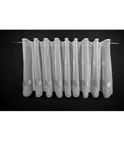 Gardinen Kranzusch Rideau Brise-bise Brodé Sur Voile