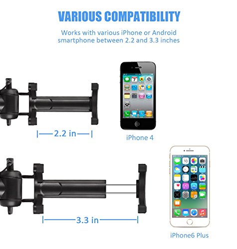 Selfie Stick,Foneso Selfie-Stangen Ausfahrbar Kabelgebunden fÃ¼r Smartphones